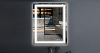LED الحمام المرآة الذكية المضاءة مربع inteligente مرآة دش بدون ضباب