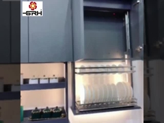 الجملة المنزلية المعدات المنزلية المطبخ المرفع الرأسي المطبخ الفاكهة والخضروات رفع سلة التلقائية