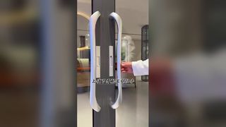 GRH نظام الباب المسطح المصنوع من الألومنيوم ذو الجسر المكسور، باب واحد، باب المدخل، الباب الخارجي، باب الحديقة الخلفي