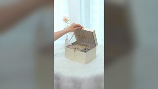 صندوق مجوهرات العرض المباشر عبر الحدود، كبير، خفيف، فاخر، راقي، متعدد الطبقات، سعة كبيرة