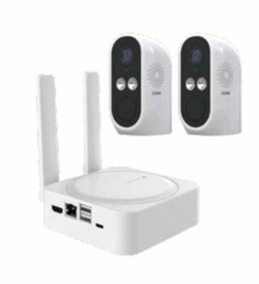 أجهزة الأمن 4MP HD كاميرا WIFI مزدوجة العدسات