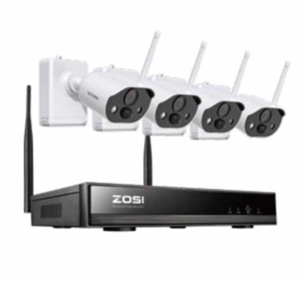 سعر المصنع كاميرات المراقبة الوقائية من الماء 1080p AHD CCTV DVR KIT 8CH مع كابل الشبكة وإمدادات الطاقة