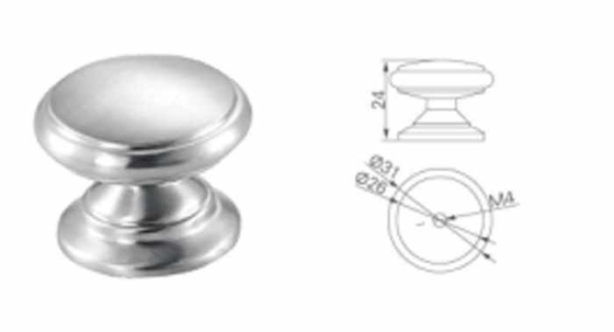 الفولاذ المقاوم للصدأ 304 عقدة الكرة للأثاث خزانة درج باب 25mm 30mm منفصلة وردة المطبخ غرفة نوم خزانة الفندق غرفة المعيشة