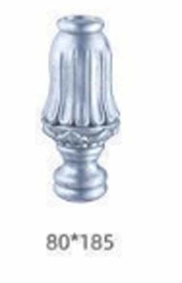 100x100 Or 4x4 Inch Cast Aluminum Fence Post Cap With Ornamental Metal Frame And 3D Modelling Service (أور 4x4 إنش) مع إطار معدني زينة و خدمة نمذجة ثلاثية الأبعاد