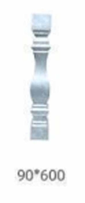 100x100 Or 4x4 Inch Cast Aluminum Fence Post Cap With Ornamental Metal Frame And 3D Modelling Service (أور 4x4 إنش) مع إطار معدني زينة و خدمة نمذجة ثلاثية الأبعاد