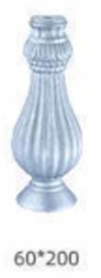 100x100 Or 4x4 Inch Cast Aluminum Fence Post Cap With Ornamental Metal Frame And 3D Modelling Service (أور 4x4 إنش) مع إطار معدني زينة و خدمة نمذجة ثلاثية الأبعاد