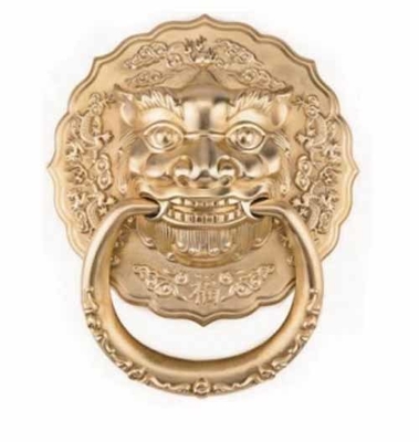 China Made Classical Entry Gate Round lion Head Type Pull Door Knockers Handles