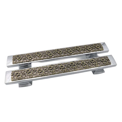 Aluminum Metallic Antique Bronze Glass Door Pull Handle