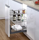 خطاف تمديد كامل للتخزين ملحقات المطبخ الحديثة سلة أدراج متعددة الأغراض