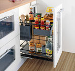 خطاف تمديد كامل للتخزين ملحقات المطبخ الحديثة سلة أدراج متعددة الأغراض