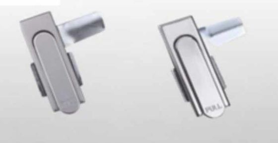 قفل باب الخزانة الكهربائية للمنزل / المكتب مع تحويل اليد والتحكم في القضيب المطلي بالمسحوق الأسود