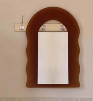 ديكورات غرفة المعيشة وغرفة النوم الجديدة وصول كامل الجسم الجمالي مرآة غير منتظمة أرنب أفخم مرآة كاملة الجسم